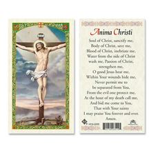 LAMINATED HOLY CARD - ANIMA CHRISTI PRAYER